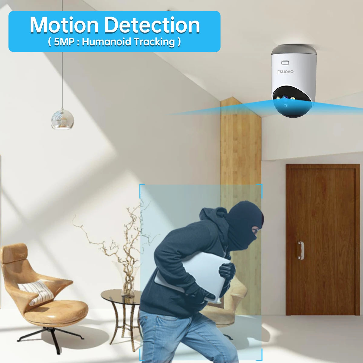 Lenovo 5mp wifi câmera de casa inteligente, câmera ip interna, cor cheia, visão noturna, automático e segurança cctv.